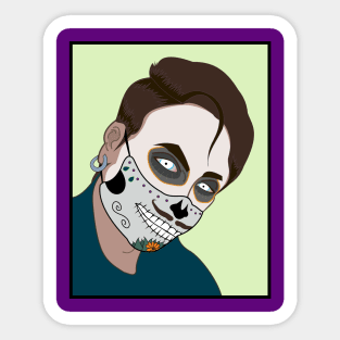 Day of the Dead - (Illusion) Mask Sticker